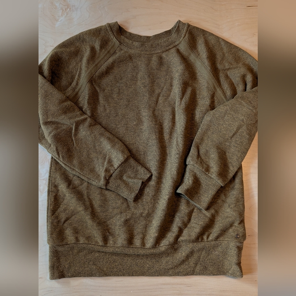 Prana Earthy Brown Crewneck Sweater